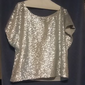 Xhilaration sequined shirt